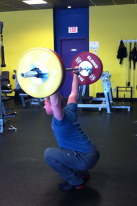 coach paul newt overhead squats